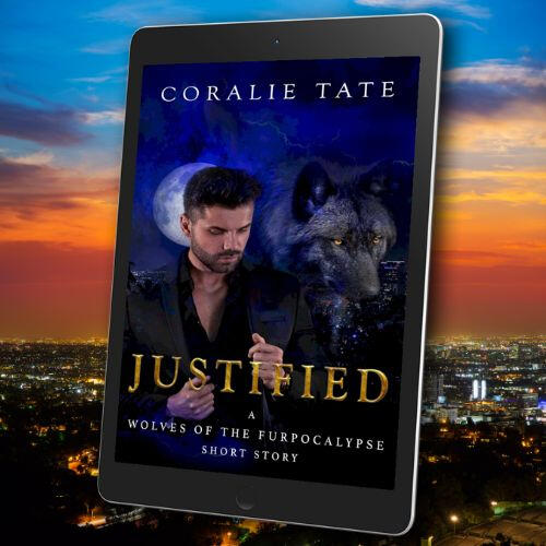Justified cover on ereader